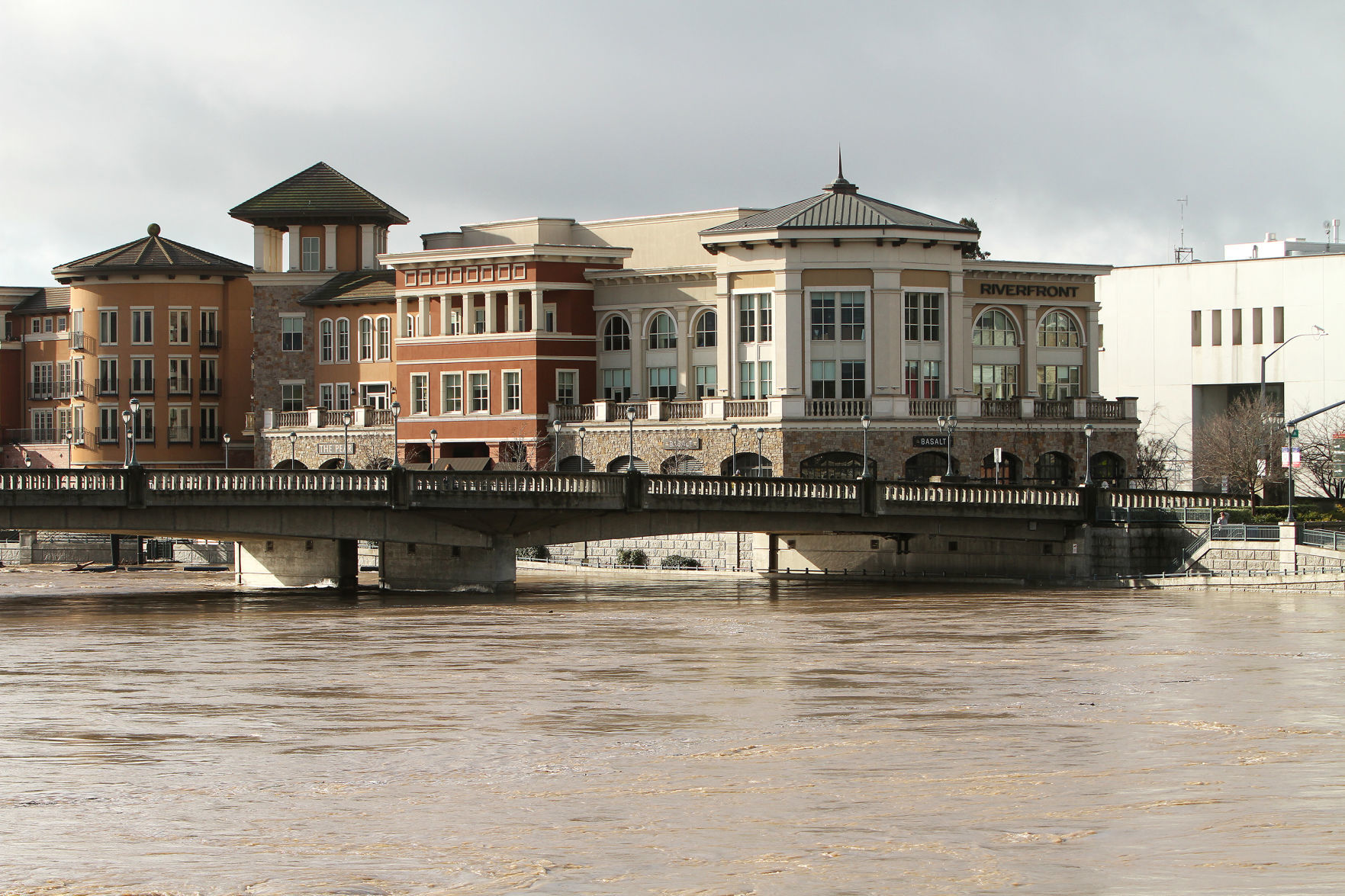 Napa River rises